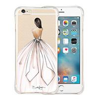 For iPhone 5 Case Shockproof / Transparent / Pattern Case Back Cover Case Sexy Lady Soft Silicone iPhone SE/5s/5