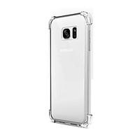 For Samsung Galaxy S7 Edge Shockproof / Transparent Case Back Cover Case Solid Color TPU Samsung S7 edge / S7