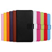 For Nokia Case Wallet / Card Holder / with Stand Case Full Body Case Solid Color Hard PU Leather Nokia Other