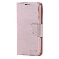 For Samsung Galaxy S7 Edge Wallet / Card Holder / with Stand / Flip Case Full Body Case Solid Color PU Leather Samsung S7 edge / S7