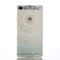 For Huawei Case Transparent Case Back Cover Case Mandala Soft TPU for Huawei Huawei P9 / Huawei P9 Lite / Huawei P8 / Huawei P8 Lite