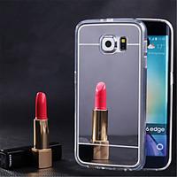 For Samsung Galaxy S7 Edge case Mirror Soft Clear TPU Cover Cases S7 S6 Edge Plus S5 S4 S3