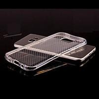 For Samsung Galaxy S8 Plus Transparent Embossed Case Back Cover Case Solid Color TPU Samsung S7 edge S7 S6 edge S6 S8