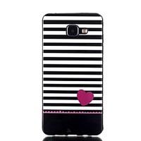 For Samsung Galaxy Case Pattern Case Back Cover Case Lines / Waves TPU Samsung A7(2016) / A5(2016) / A3(2016)