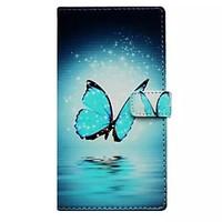 For Samsung Galaxy S7 Edge Wallet / Card Holder / with Stand / Flip Case Full Body Case Butterfly PU Leather SamsungS7 Active / S7 edge /