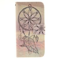 For Samsung Galaxy S7 Edge Wallet / Card Holder / with Stand / Flip Case Full Body Case Dream Catcher PU Leather Samsung S7 edge / S7