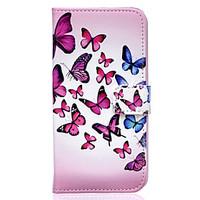 For Samsung Galaxy Case Card Holder / Wallet / with Stand / Flip Case Full Body Case Butterfly PU Leather SamsungS7 / S6 edge plus / S6