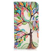For Samsung Galaxy S7 Edge Wallet / Card Holder / with Stand / Flip Case Full Body Case Tree PU Leather Samsung S7 edge / S7