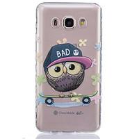For Samsung Galaxy Case Transparent Case Back Cover Case Owl Soft TPUJ7 / J5 (2016) / J5 / J3 / J2 / J1 (2016) / J1 Ace / J1 / Grand