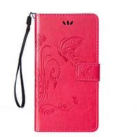 For HTC Desire 820/816/626/One M9/One M8 Flowers Butterfly Pattern Inside and Outside Printing Holder PU Leather Case