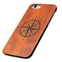 For iPhone 7 Plus Back Cover Ultra-thin / Other Wooden Hard for iPhone 6s 6 Plus SE 5s 5