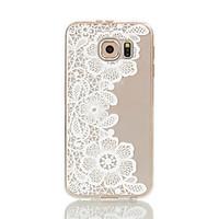 For Samsung Galaxy S7 Edge Transparent / Pattern Case Back Cover Case Flower Soft TPU S7 edge / S7 / S6 edge / S6