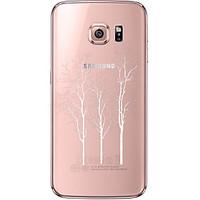 For Samsung Galaxy S7 Edge Transparent / Pattern Case Back Cover Case Tree Soft TPU Samsung S7 edge / S7 / S6 edge plus / S6 edge / S6