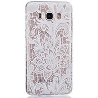 For Samsung Galaxy Case Transparent Case Back Cover Case Flower Soft TPUJ7 / J5 (2016) / J5 / J3 / J2 / J1 (2016) / J1 Ace / J1 / Grand