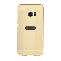 For HTC series Case Luxury Gold Plating Armor Aluminum Metal Frame Mirror Acrylic Case Back Cover Hot