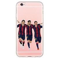 For iPhone 7 Sports Stars Pattern TPU Ultra-thin Ranslucent Soft Back Cover for iPhone 6s 6 Plus SE 5s 5