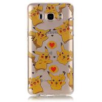 For Samsung Galaxy Case IMD / Transparent / Embossed Case Back Cover Case Cartoon Soft TPU SamsungJ7 (2016) / J7 / J5 (2016) / J5 / J3 /