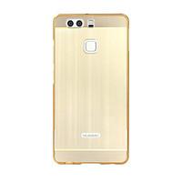 For Huawei series Case Luxury Gold Plating Armor Aluminum Metal Frame Mirror Acrylic Case Back Cover for Huawei P9 Lite P8 Lite P7 Honor 6 Mate 8