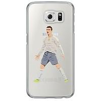 Football Stars Pattern Soft Ultra-thin TPU Back Cover For Samsung GalaxyS7 edge/S7/S6 edge/S6 edge plus/S6/S5/S4