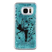 For Samsung Galaxy S7 Edge Flowing Liquid / Transparent / Pattern Case Back Cover Case Cartoon Hard PC Samsung S7 edge / S7