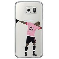 Football Player Stars Pattern Soft Ultra-thin TPU Back Cover For Samsung GalaxyS7 edge/S7/S6 edge/S6 edge plus/S6/S5/S4