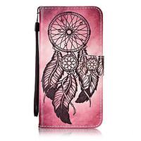 For Samsung Galaxy J7 J5 J3 J1 (2016) J1Mini I9060 ON5 Case Cover Wind Chimes Pattern Painting Card Stent PU Leather