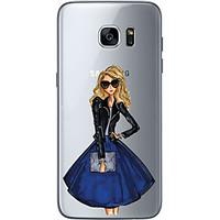 For Samsung Galaxy S6 Edge Plus S6 S7 Edge S7 Business lady Soft Material For Compatibility TPU