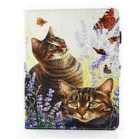 For iPad 4/3/2 Shockproof Magnetic Case Full Body Case Cat Hard PU Leather