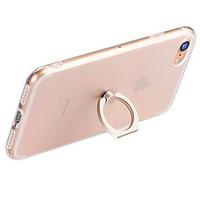 For IPhone 7 7Plus Ring Holder / Transparent Case Back Cover Case Solid Color Soft TPU Apple 6/6S/ 6s Plus/6 Plus