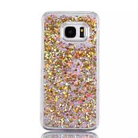 For Samsung Galaxy S7 S7 Edge S6 S6 Edge S6 Edge Plus S5 Case Cover Small Fresh PC Hard Edge of The Sand Flashing Mobile Phone Shell