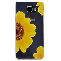 For Samsung Galaxy A510 A310 Sunflower Pattern TPU High Purity Translucent Soft Phone Case