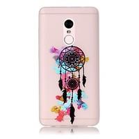 For Glow in the Dark / Translucent Case Back Cover Case Dream Catcher Soft TPU Xiaomi Redmi Note 4 Redmi Pro