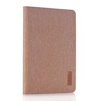 For with Stand Case Full Body Case Solid Color Hard PU Leather for Apple iPad Mini 4 iPad Mini 3/2/1