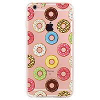 For Apple iPhone7 7 Plus 6S 6 Plus SE 5S Case Cover Donuts Pattern High Penetration Painted TPU Material Phone Case
