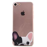 For iPhone 7 7 Plus 6S 6 Plus SE 5S Case Cover Puppy Pattern High PermeabilityThickening Painting Relief TPU Material