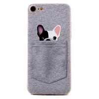 For iPhone 7 7 Plus 6S 6 Plus SE 5S Case Cover Puppy Pattern High PermeabilityThickening Painting Relief TPU Material