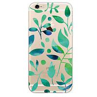 for apple iphone 7 7plus 6s 6plus case leaf pattern hd tpu phone shell ...
