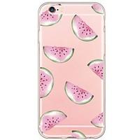 For iPhone 7 7Plus Watermelon Pattern TPU Ultra-thin Translucent Soft Back Cover for iPhone 6s 6 Plus 5s 5 5E