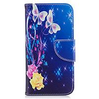 For Samsung Galaxy J3 J3 (2016) Case Cover Butterfly Pattern PU Material Card Stent Wallet Phone Case Galaxy J7 (2017) J5 (2017) J3 (2017)