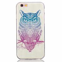 For iPhone 7 Case / iPhone 6 Case / iPhone 5 Case Ultra-thin / Pattern Case Back Cover Case Owl Soft TPU AppleiPhone 7 Plus / iPhone 7 /