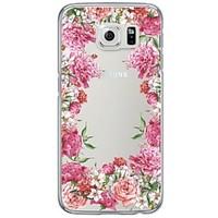 For Samsung Galaxy S7 S7 Edge Flowers Pattern Soft Ultra-thin TPU Back Cover S4 S5 S6 S6 Edge S6 Edge Plus