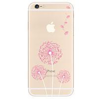 For Apple iPhone 7 7 Plus 6s 6 Plus SE 5S Case Cover Dandelion Pattern TPU Material Painted High Penetration Simple Phone Case