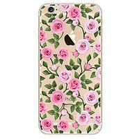 For Apple iPhone 7 7Plus 6S 6Plus Case Cover Flower Pattern HD TPU Phone Shell Material Phone Case