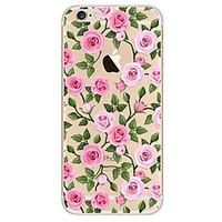 for apple iphone 7 7plus 6s 6plus case cover flower pattern hd tpu pho ...