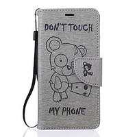 For Huawei Case Wallet / Card Holder / with Stand / Embossed Case Full Body Case Cartoon Hard PU Leather Huawei Huawei P9 / Huawei P9 Lite