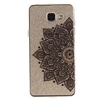 For Samsung Galaxy A5 A5(2016) A3 A3(2016) Case Cover Half Flower Pattern IMD Process Painted TPU Material Phone Case