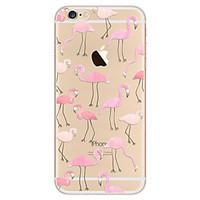 For Apple iPhone 7 7Plus 6S 6Plus Case Cover Flamingo Pattern HD TPU Phone Shell Material Phone Case