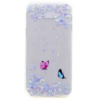 For Samsung Galaxy A7(2017) A5(2017) A3(2017) A510 A310 TPU Material Flower Butterfly Pattern Painted Phone Case