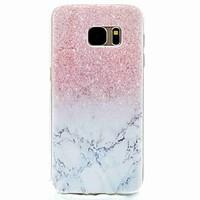 For Samsung Galaxy S7 edge S7 Marble Pattern TPU Phone Case S5 Mini S5