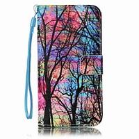 For Samsung Galaxy S7 edge S7 Card Holder Wallet with Stand Case Full Body Case Tree Hard PU Leather S6 edge S6 S5